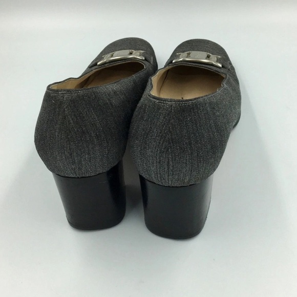 Salvatore Ferragamo Gray Heels with Sophisticated Design size 9 - Picture 2 of 9